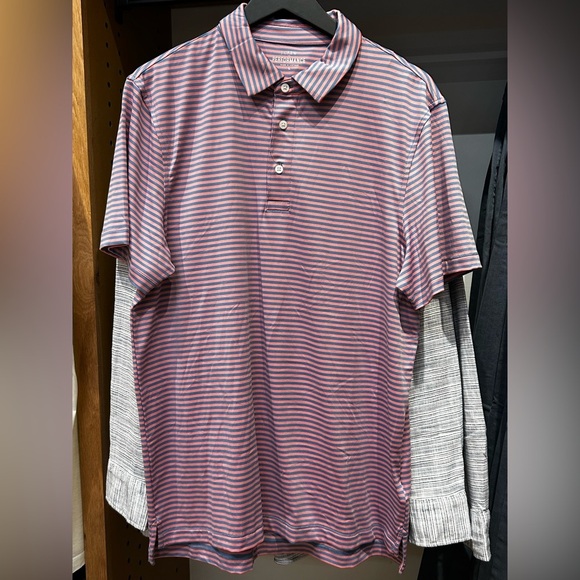 NWT JCREW Striped performance polo shirt men - Picture 4 of 4